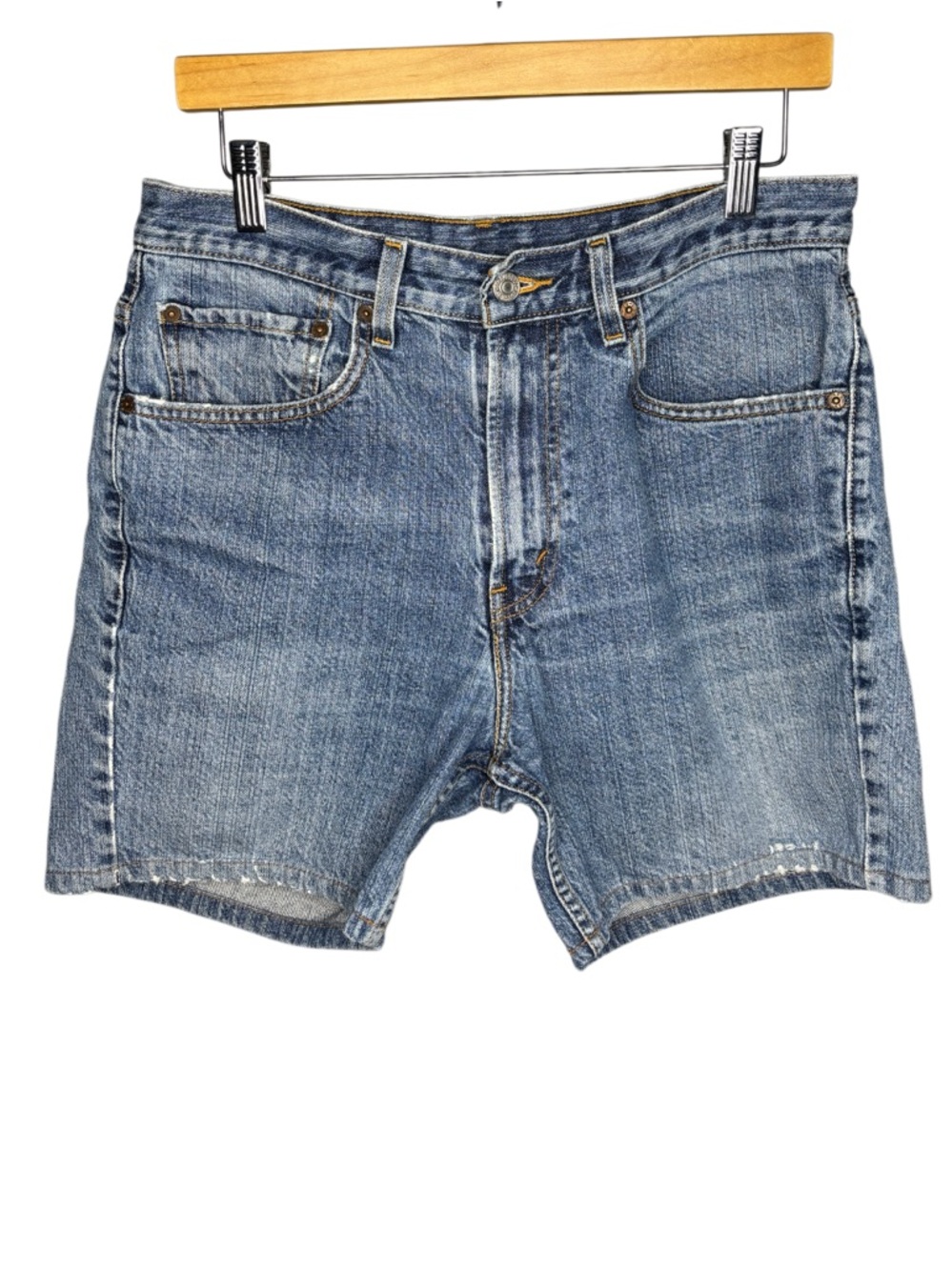 Levi’s 505 Denim Shorts | Light Wash | 100% Cotton | Straight Fit | W33 - Picture 3 of 6